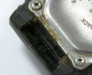 カシオ腕時計(CASIO)G-SHOCK/DW-6900/1289ラグ部