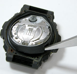 カシオ腕時計(CASIO)G-SHOCK/DW-6900/1289ムーブメント取り出し