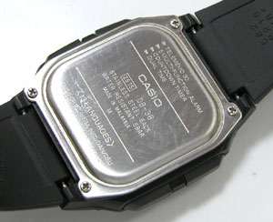 カシオ腕時計(CASIO)DATA BANK/DB-36/2515裏蓋