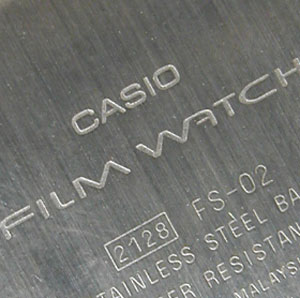 JVIrv(CASIO)FILM WATCHy/FS-02-2128WL