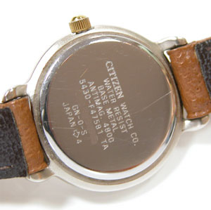 シチズン(CITIZEN)腕時計FLEUVE5430-F47581裏蓋