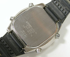 CITIZEN腕時計シチズン（インデペンデント）C351-L16673裏蓋