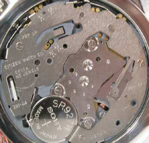 シチズン腕時計(CITIZEN)オキシー0510ムーブメント拡大
