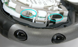 デジタル腕時計の電池交換修理ボタン位置の注意