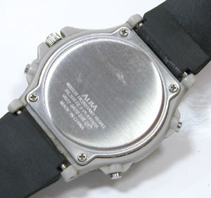 セイコー腕時計(SEIKO)アルバALBA/V072-0A20裏蓋