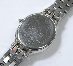 セイコー腕時計(SEIKO)エクセリーヌ-1F20裏蓋