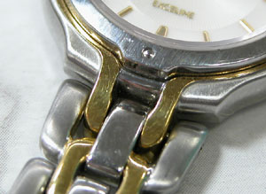 セイコー腕時計(SEIKO)エクセリーヌ-2J31ラグ部