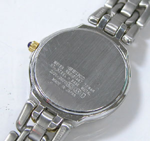 セイコー腕時計(SEIKO)エクセリーヌ-2J31裏蓋