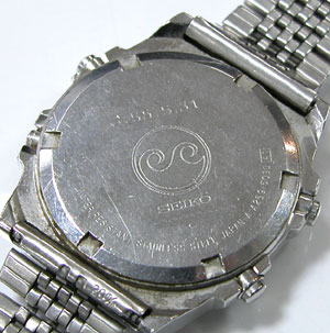 セイコー腕時計(SEIKO)シルバーウェーブA259-5090裏蓋