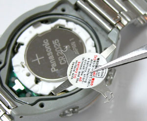 セイコー腕時計(SEIKO)アルバSPOONデジタル電池取り出し
