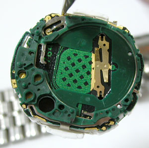 セイコー腕時計(SEIKO)ワールドタイム-デジタルA708-5000ムーブメント拡大
