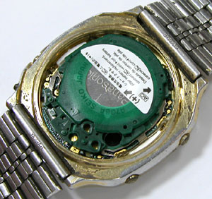 セイコー腕時計(SEIKO)ワールドタイム-デジタルA708-5000ムーブメント