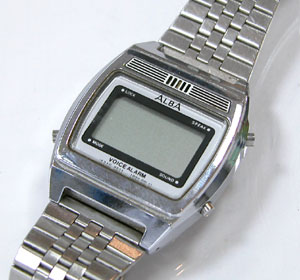 セイコー腕時計（SEIKO)ALBA音声デジタル/Y824-4000