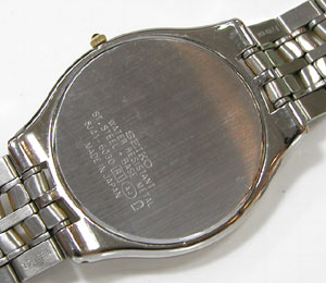 セイコー腕時計(SEIKO)DOLCEドルチェ/8J41-6030裏蓋
