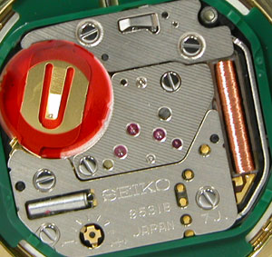 セイコー腕時計(SEIKO)ドルチェDolce9531-603Cムーブメント拡大