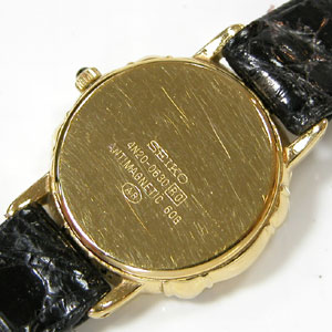 セイコー腕時計(SEIKO)エクセリーヌ4N20-0630ダイヤ入り裏蓋
