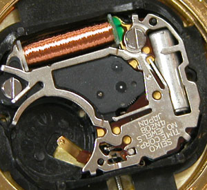 セイコー腕時計(SEIKO)エクセリーヌ4N20-0630ダイヤ入りムーブメント拡大