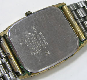 セイコー腕時計(SEIKO)シャリオ5P31-5170裏蓋