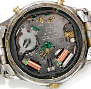 セイコー腕時計マルチファンクション8M11-6000Tムーブメント