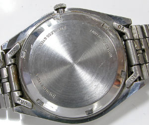 セイコー腕時計(SEIKO)ALBAアルバスタンダードY504-8010裏蓋
