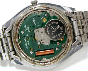 セイコー腕時計(SEIKO)ALBAアルバスタンダードY504-8010ムーブメント