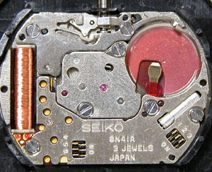 セイコー腕時計（SEIKO)Dolceドルチェ8N41-7020ムーブメント拡大