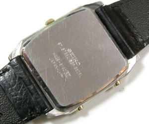 セイコー腕時計(SEIKO)ハイブリッドH449-5190裏蓋