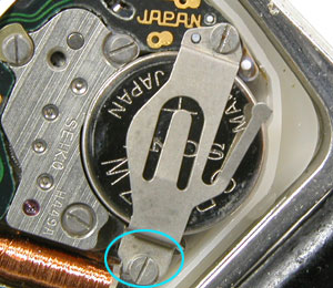 セイコー腕時計(SEIKO)ハイブリッドH449-5190電池