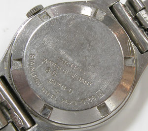セイコー腕時計(SEIKO)2623-016Bレディース裏蓋