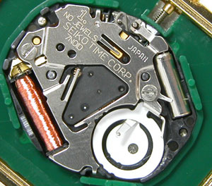 セイコー腕時計(SEIKO)メンズV701-5E10ムーブメント拡大
