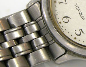 セイコー腕時計（SEIKO)SPRIT7N42-8A60チタン汚れ