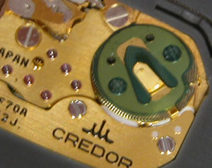 セイコー腕時計（SEIKO)CREDORクレドール2F70-5480電池格納部
