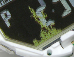 セイコー腕時計（SEIKO)SPOONスプーンW650-4060液晶損傷