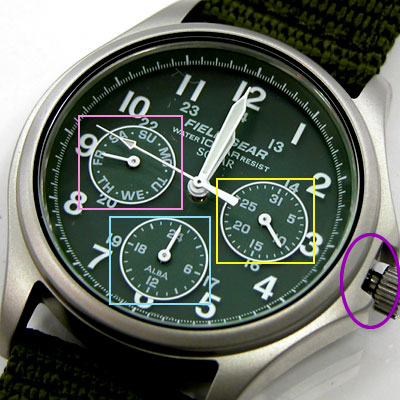 腕時計基礎知識/多軸カレンダー写真3
