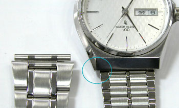 腕時計メタルバンド交換選択例1