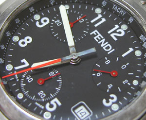 腕時計ベルト交換実践例/FENDI-Dバックル文字盤
